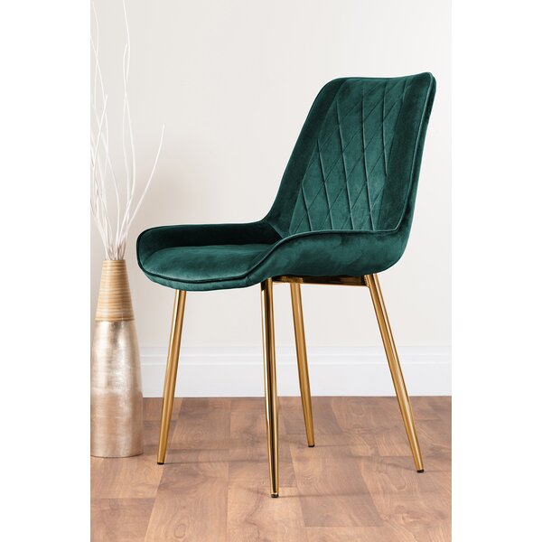 Rose gold online metal dining chairs